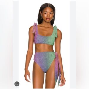 Beach Riot Avalon Bikini Top & Claire Bikini Bottom - Gemstone Ombre